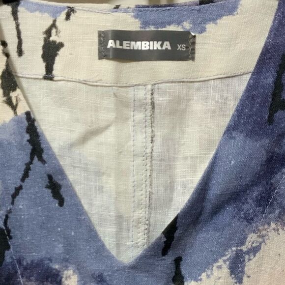 NWOT Alembika Dress blue XS - Picture 8 of 8